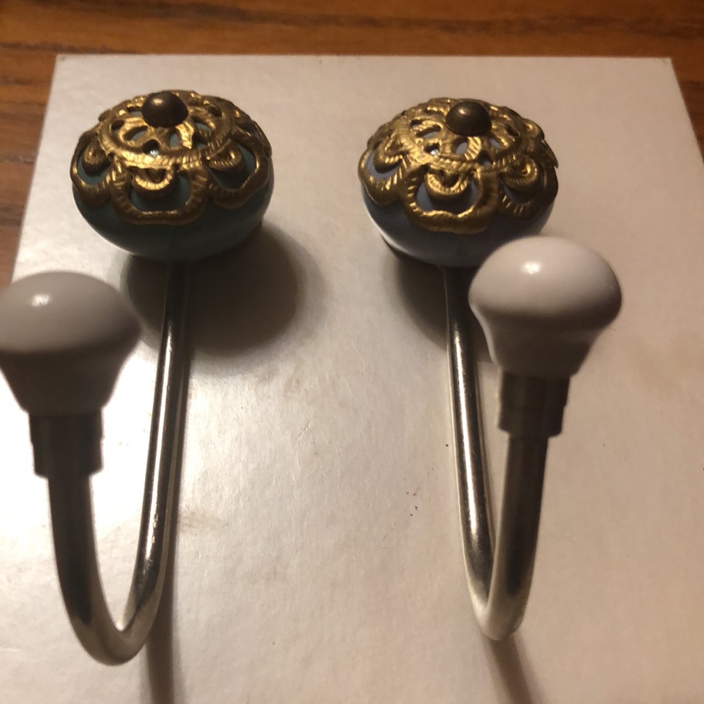 Metal and Stone coat hangers